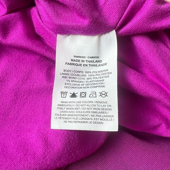 Nike Purple Polyester Athletic Golf Pullover Sweatshirt - Picture 9 of 9